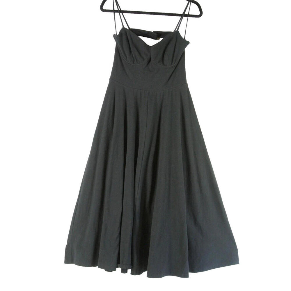 NEW, Reformation Serene Knit Dress in Black SZ L #RF234 - Picture 1 of 5